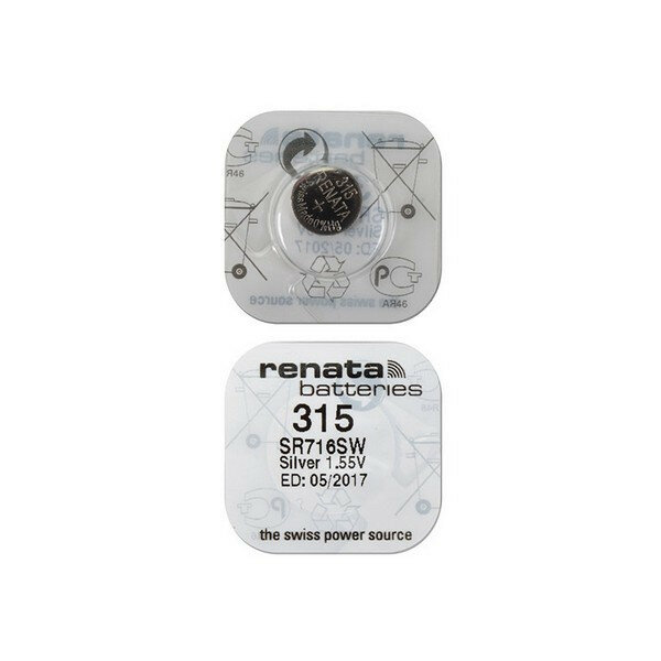 Батарейка RENATA SR716SW 315 (0%Hg)