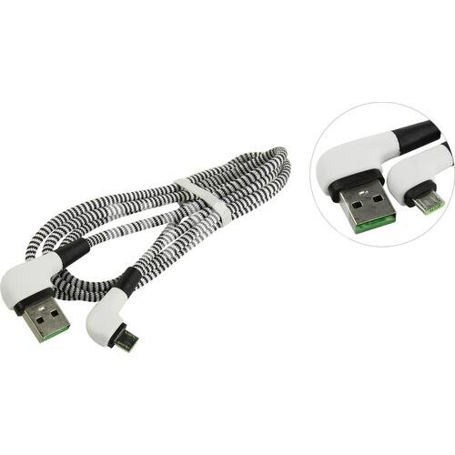 Кабель USB 2.0 A -> micro-B Smartbuy iK-12NSL black