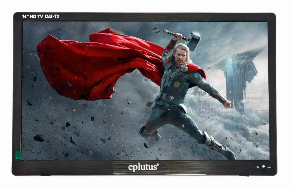 Телевизор Eplutus EP-147ТD с цифровым тюнером DVB-T2 14"