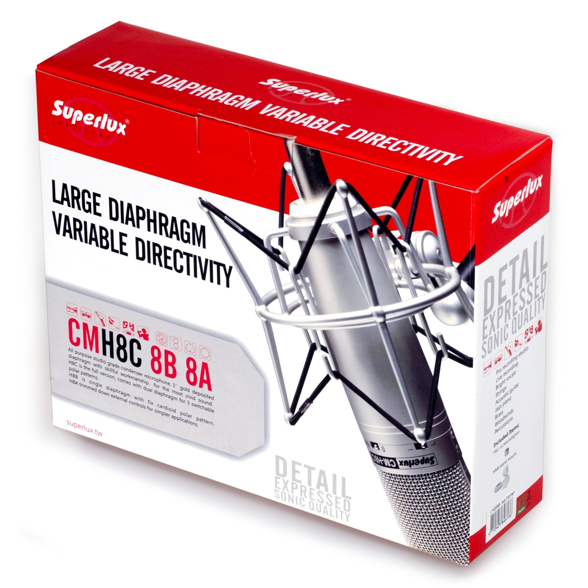 Микрофон студийный конденсаторный SUPERLUX CMH8B — фото 1