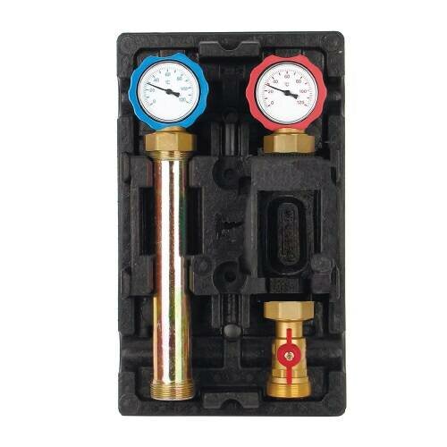 фото Насосная группа с прямым контуром ROMMER - 1" (с теплоизоляцией, без насоса)