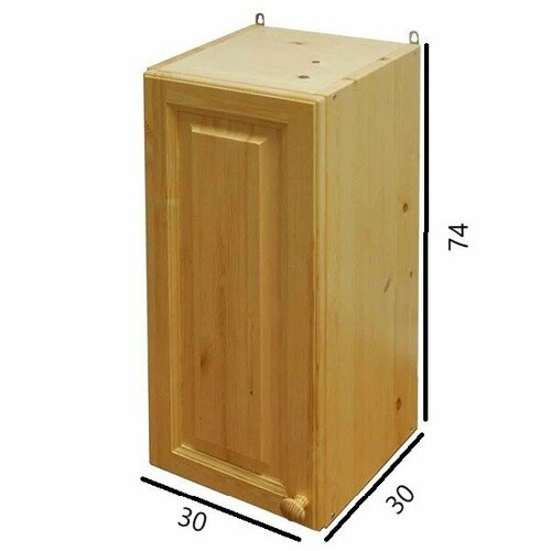 Шкаф кухонный навесной из сосны ммк-древ Форест 130 30x30x74 лак 8798₽