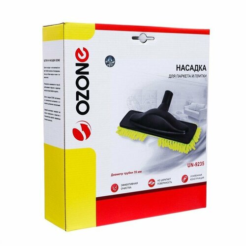 OZONE Насадка для пылесоса UN-9235 Ozone для паркета и плитки с микрофиброй, под трубку 35 мм