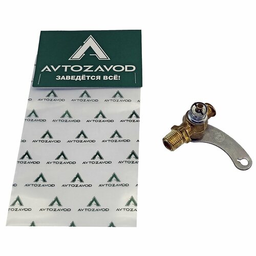 Кран радиатора и блока УАЗ, ГАЗ, ПАЗ сливной (длинная тяга, ПС7-2-0) 