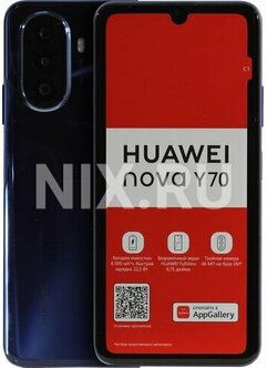 Характеристики модели Смартфон HUAWEI Nova Y70 4/64 ГБ RU, голубой ...