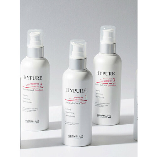 DERMALINE / Тоник для лица корея увлажняющий очищающий 200 мл. / Корейская премиальная уходовая косметика / Корейский лосьон для лица / Тонер для лица корея