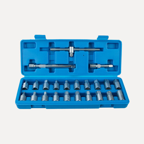Изображение товара SpecX A15527 Набор головок для масляных пробок 23 пр.