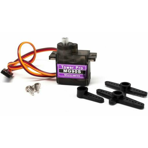 Микро сервопривод цифровой TowerPro MG90S 180 градусов