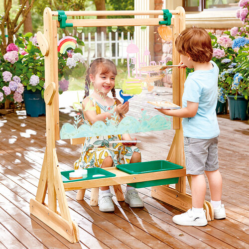 Игровой мольберт Hape Рисуем на стекле 5 предметов E2010_HP 17914₽