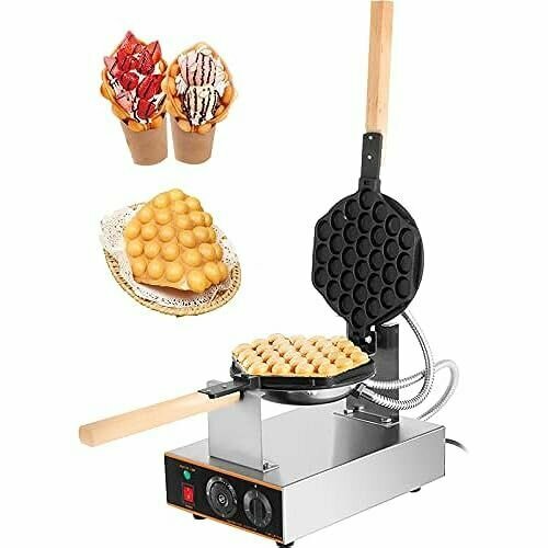 Вафельница Olibelle 1400 Вт Вафельница Вафельница Размер вафли Противень Кухонная техника Коммерческая яичная вафельница Нержавеющая сталь 220 В 2741400₽