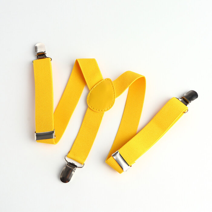 Подтяжки Выбражулька для мальчиков Желтый