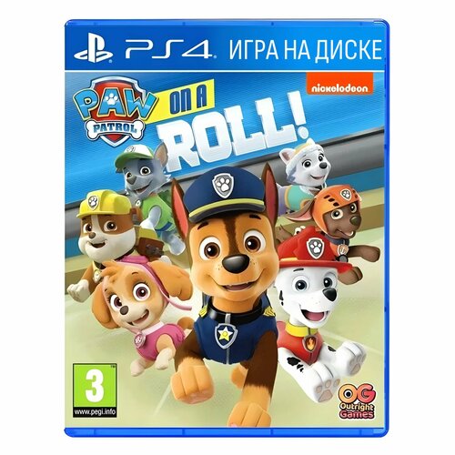 Игра PAW Patrol On a Roll Щенячий патруль PlayStation 4 Английская версия 2990₽