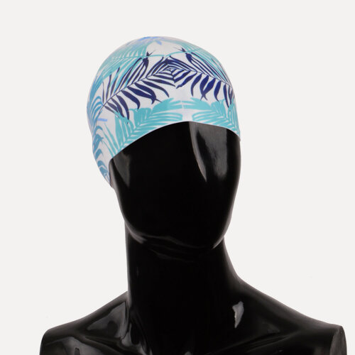 Изображение товара Шапочка для плавания Alpha Caprice Scl-5 (для длинных волос) (white Leaf)