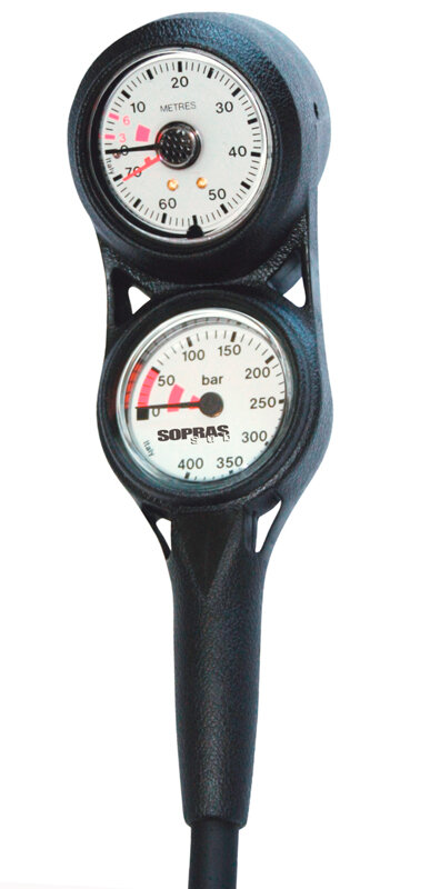 Консоль Sopras Sub 531200.99 двухприборная с манометром 400 бар и компасом