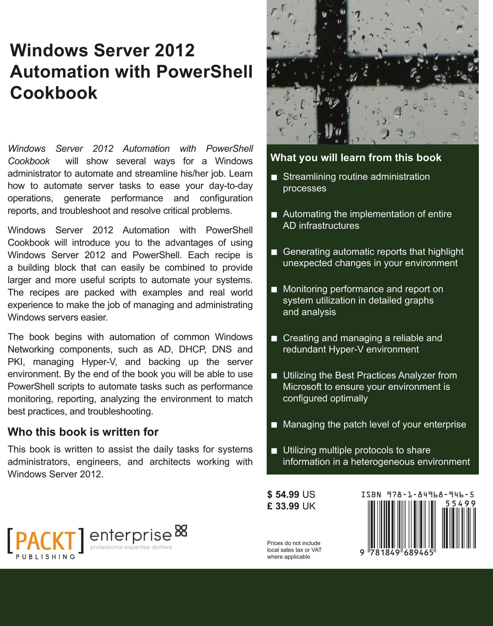 Windows Server 2012 Automation with Powershell Cookbook - фото №2