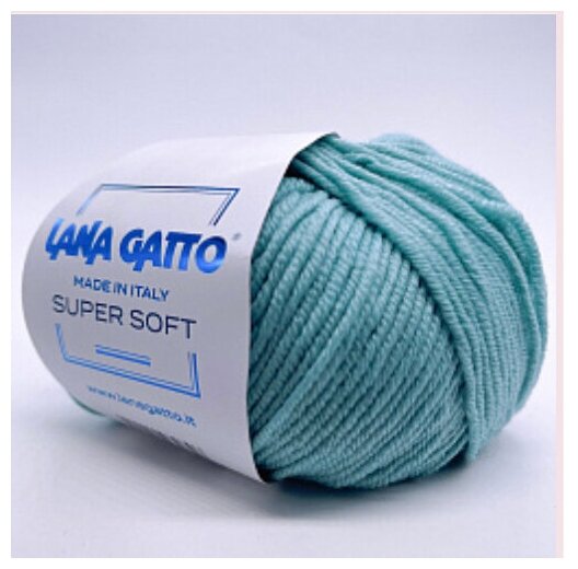 Пряжа Lana Gatto Super Soft 14608 Тифани 1 моток
