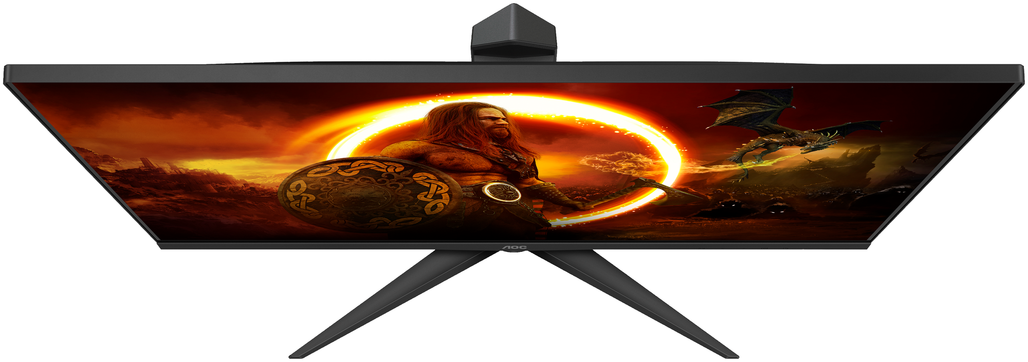 Монитор 27" AOC Q27g2s черный/красный IPS LED 1ms 16:9 Hdmi матовая HAS Piv 1000:1 350cd 178гр/178гр . — фото 1