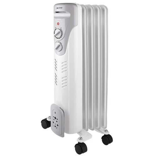 Масляный радиатор Vitek VT-1707 1000 Вт белый