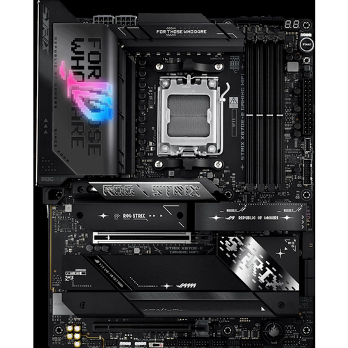 Материнская плата ASUS AM5 X870 4DDR5 4SATA 5M2 9USB 32 2USB4 2Type-C 2PCIx16 HDMI ATX 90MB1IB0-M0EAY0 ROG STRIX X870E-E 68326₽