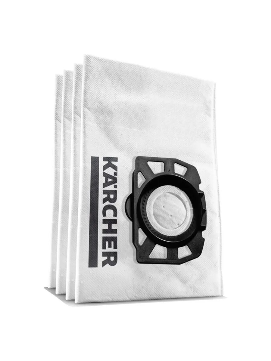 Karcher WD 2/3, SE 4001/4002, 4 шт Фильтр-мешки для пылесосов серии 2.863-314.0 