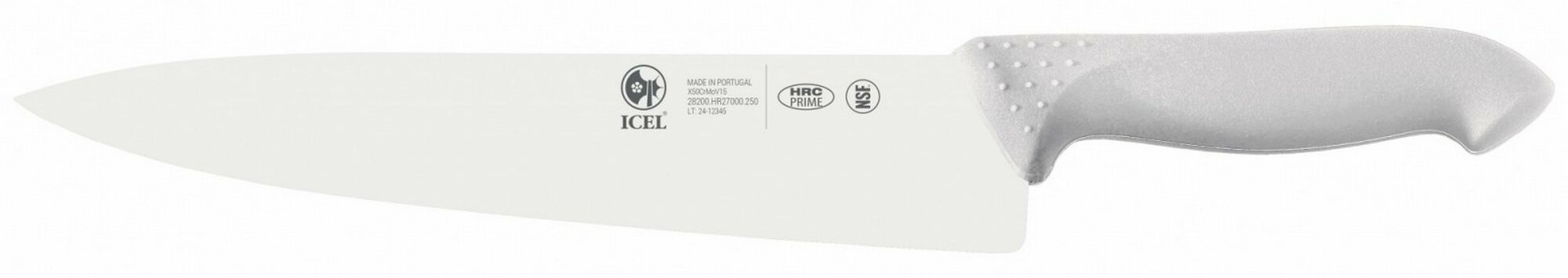 Нож поварской 250/390 мм. Шеф белый, узкое лезвие HoReCa Icel