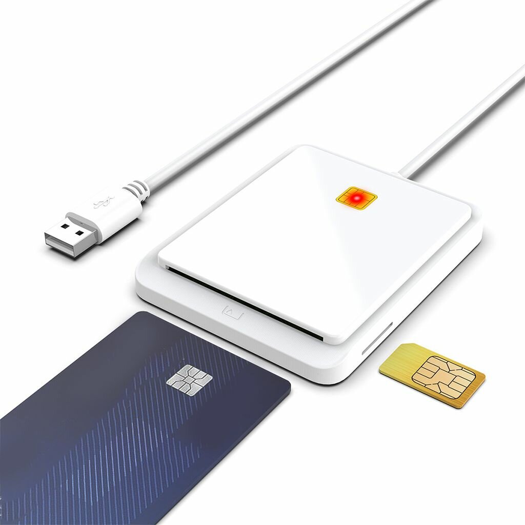 Multi USB для устройства чтения смарт-карт SD TF SIM-карты поддержки правительственного удостоверения личности National AKO OWA DKO JKO DCO CAC — фото 1