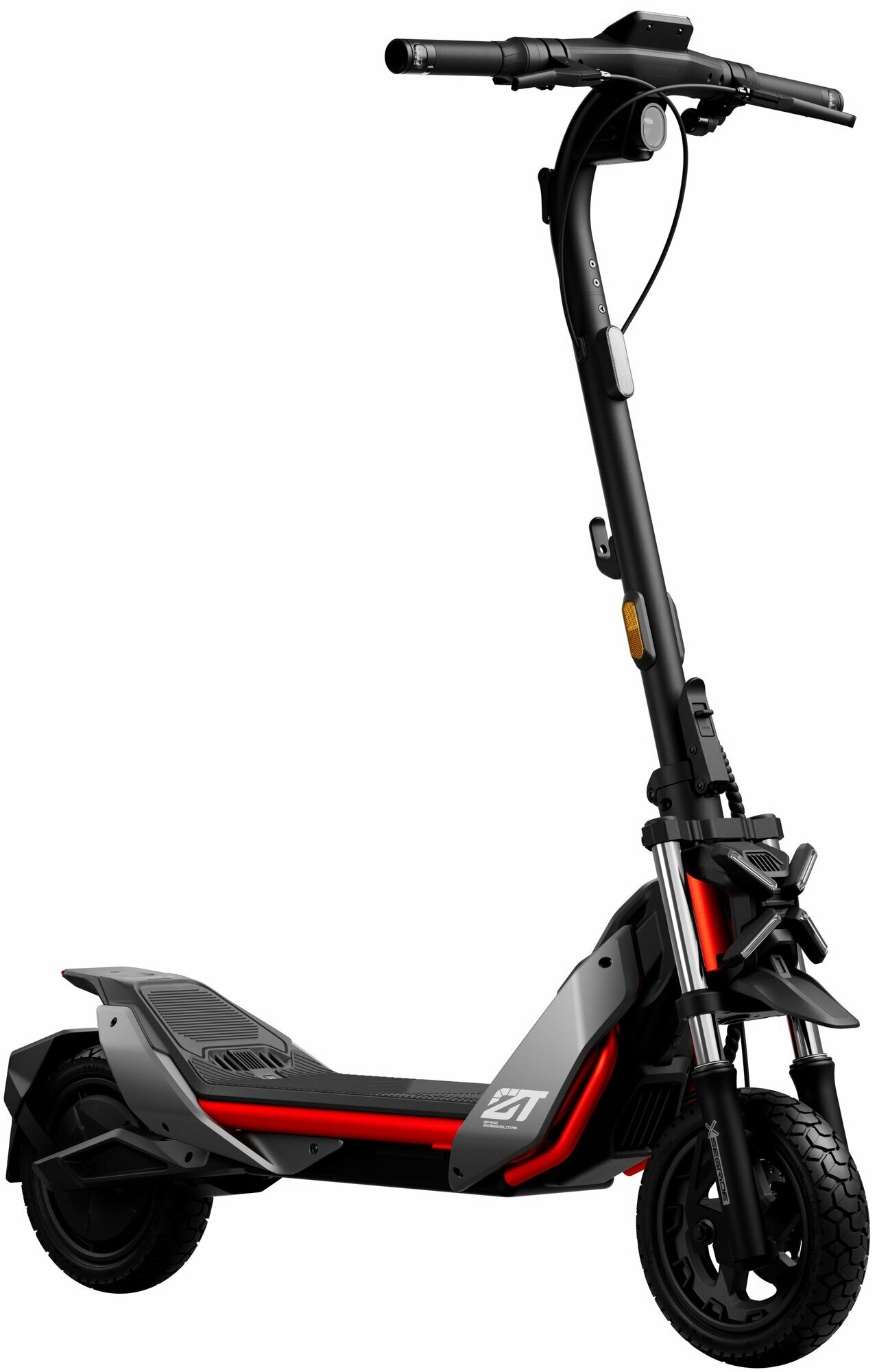 Электросамокат Segway Ninebot ZT3 Pro, складной, максимальная нагрузка 120 кг, серый — фото 1