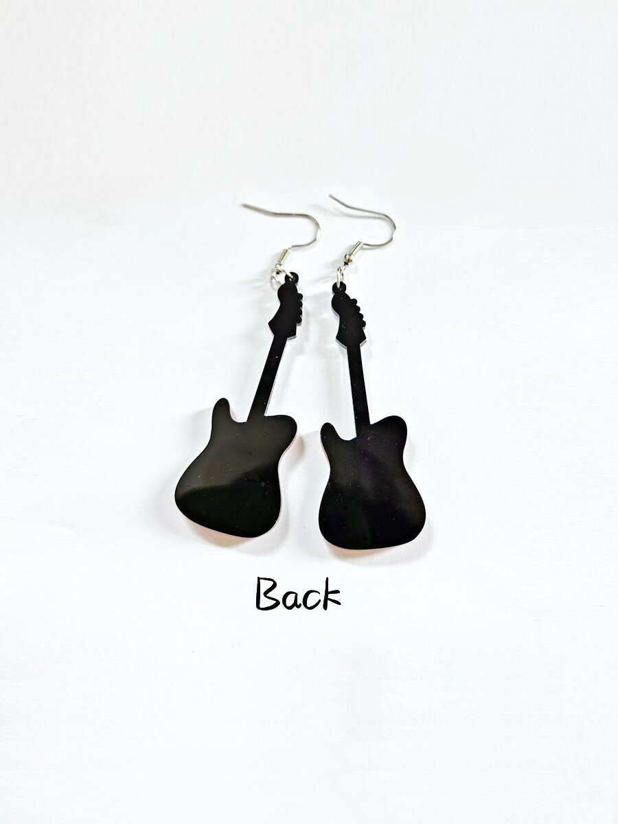 Серьги Bag & You, акрил, размер 63 мм, черный — фото 1