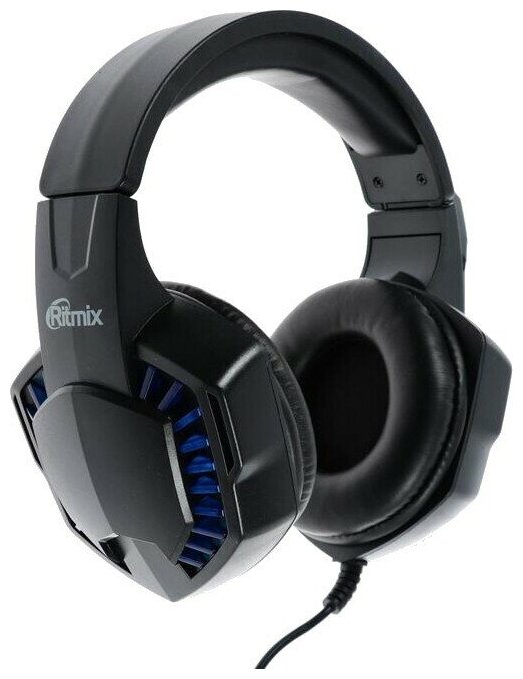 Гарнитура Ritmix 40 мм, 20-20000 Гц, 1.8 м, микрофон, регулятор громкости (80001153) - фото №4