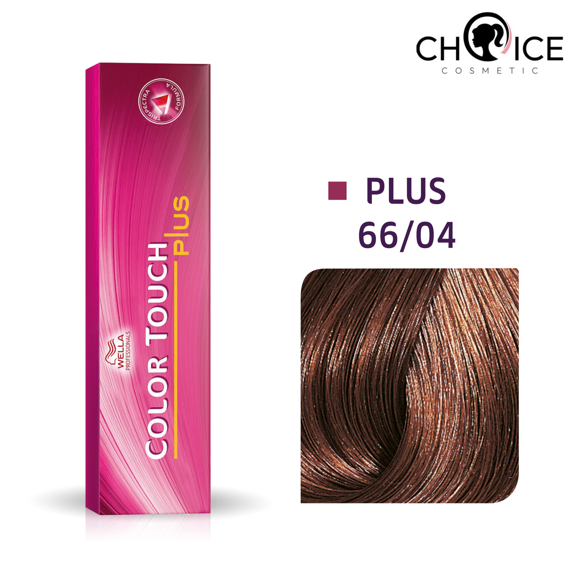 Wella Professionals Color Touch 66/04 Plus - Темный блонд натуральный медный