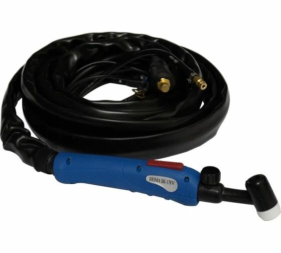 Сварочная горелка BRIMA TIG SR-17VF. 6 метров, вставка 35-50, быстросъем 2 pin