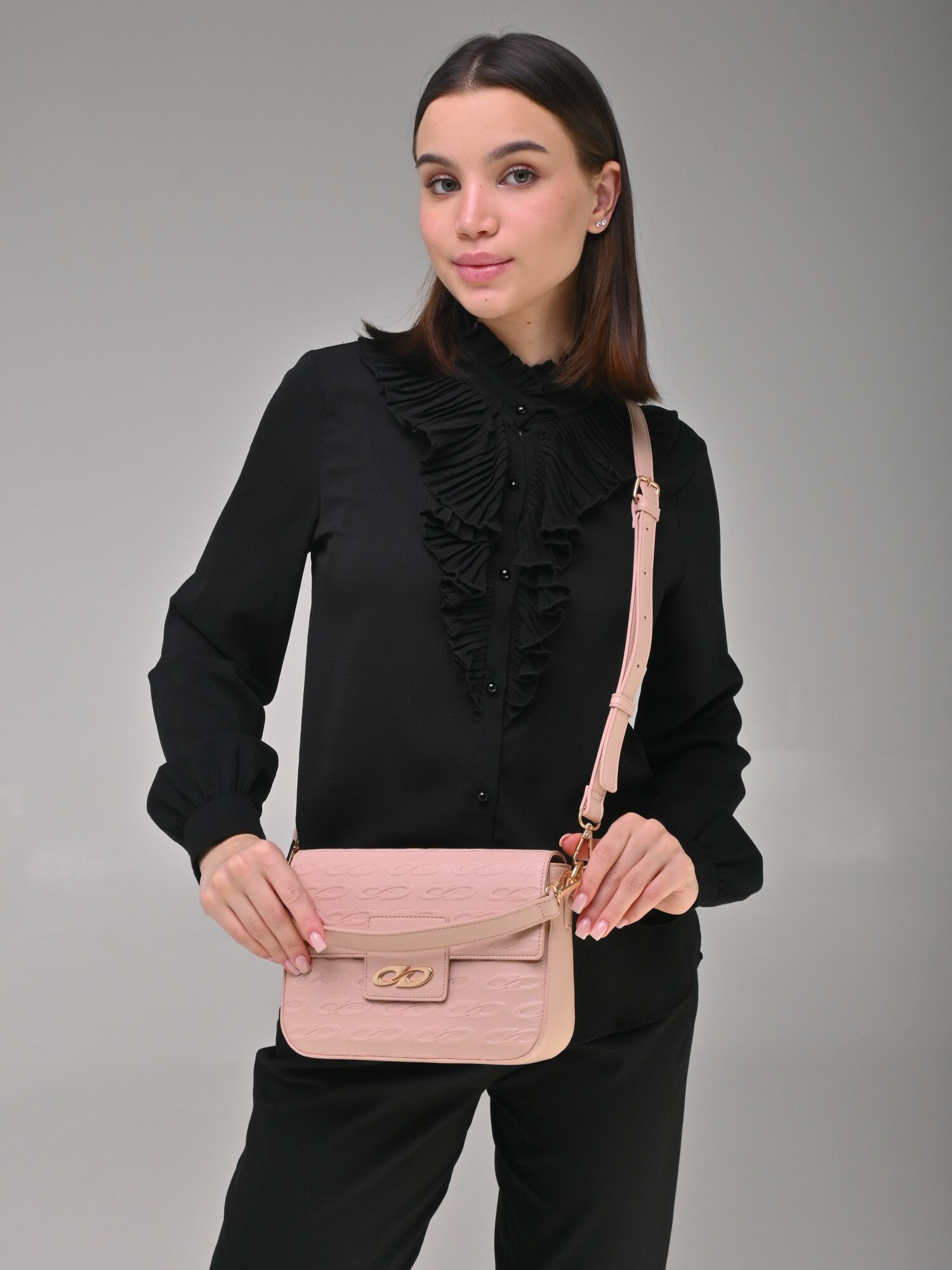 Сумка багет kari, светло-бежевый — фото 1