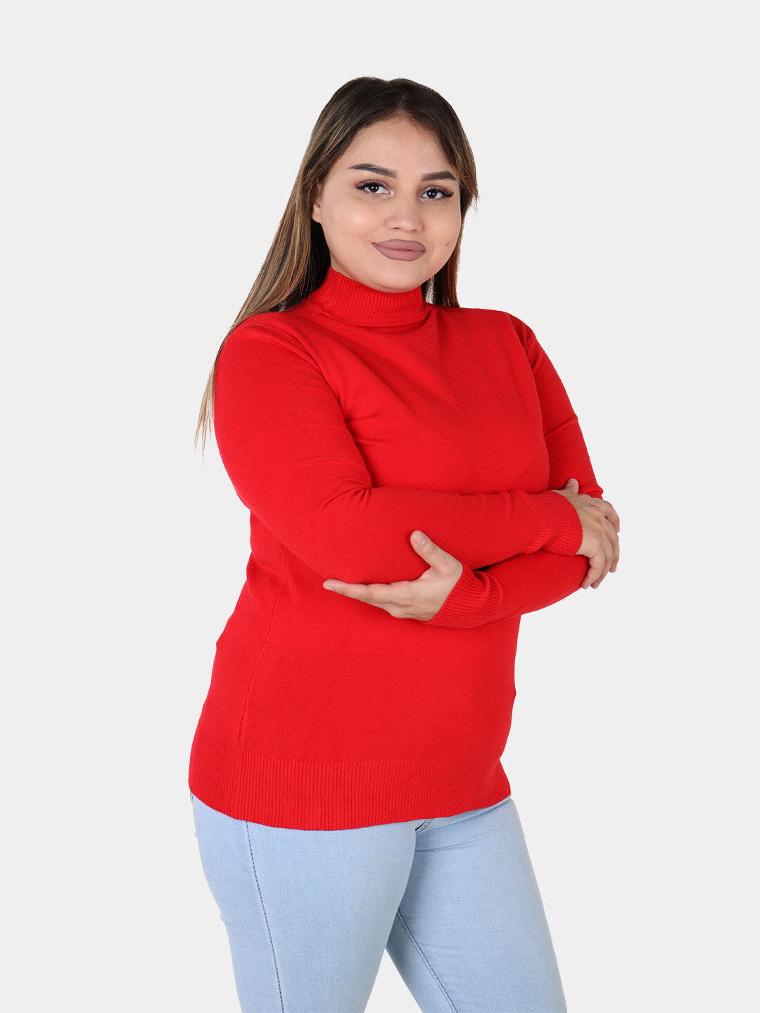 Водолазка размер One Size, , красный