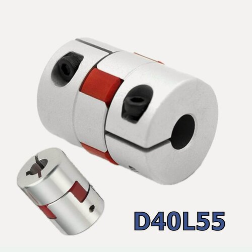 Изображение товара Муфта D40L55 с упругой вставкой 16-17