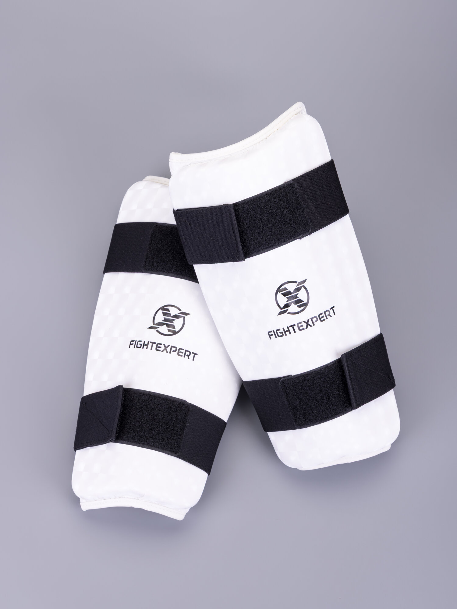 Защита голени для единоборств FIGHTEXPERT белая размер XL