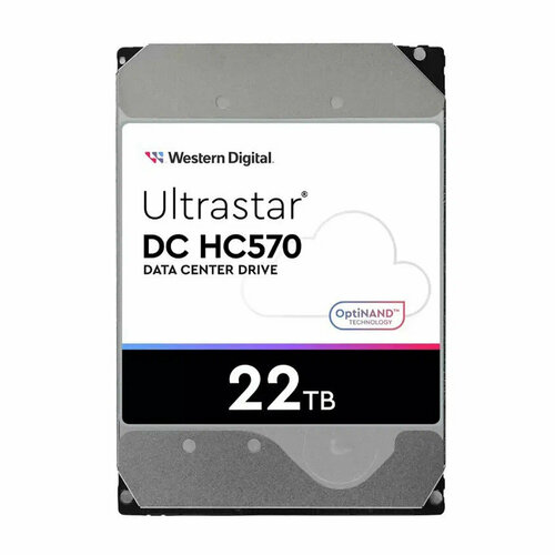 Жесткий диск Western Digital Ultrastar DC HС570 35 SATA 22Tb 7200rpm WUH722222ALE6L4 50391₽