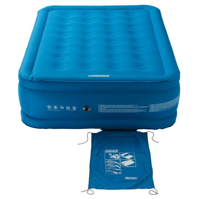 Decathlon Туристический надувной матрас Coleman Extra Durable Airbed Raised Double, 198x137x47 см, синий