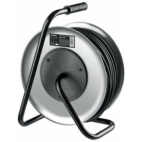 STAYER PRO 325 КГ 3х25 50м 4000Вт IP44 Силовой удлинитель на стальной катушке 55076-50 8601₽