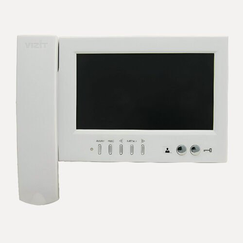 Изображение товара VIZIT-M468MW VIZIT Видеодомофон цветного изображения 7", встроенная память на 250 кадров ч/б