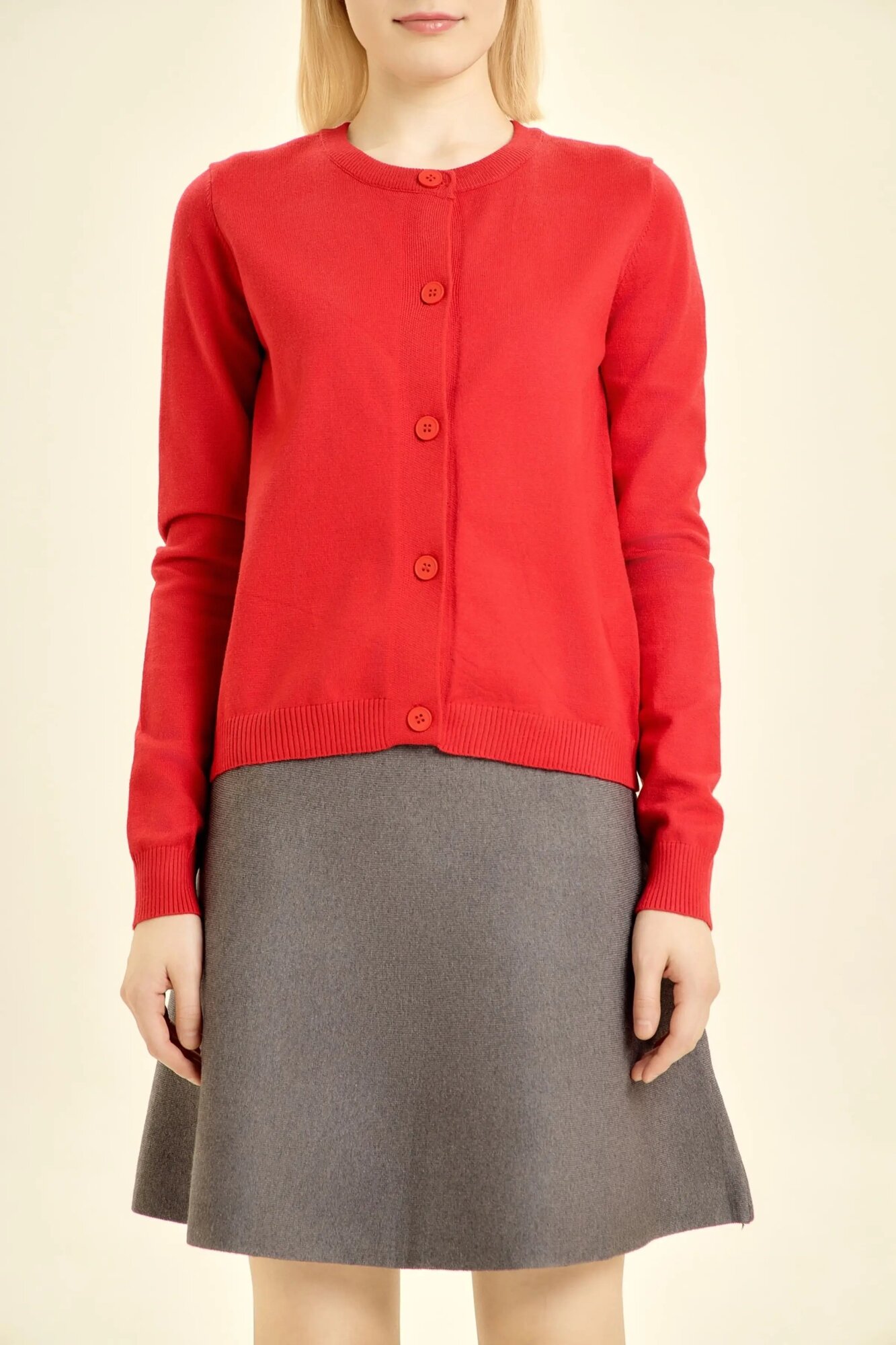 Кардиган Selfie, размер S, красный — фото 1