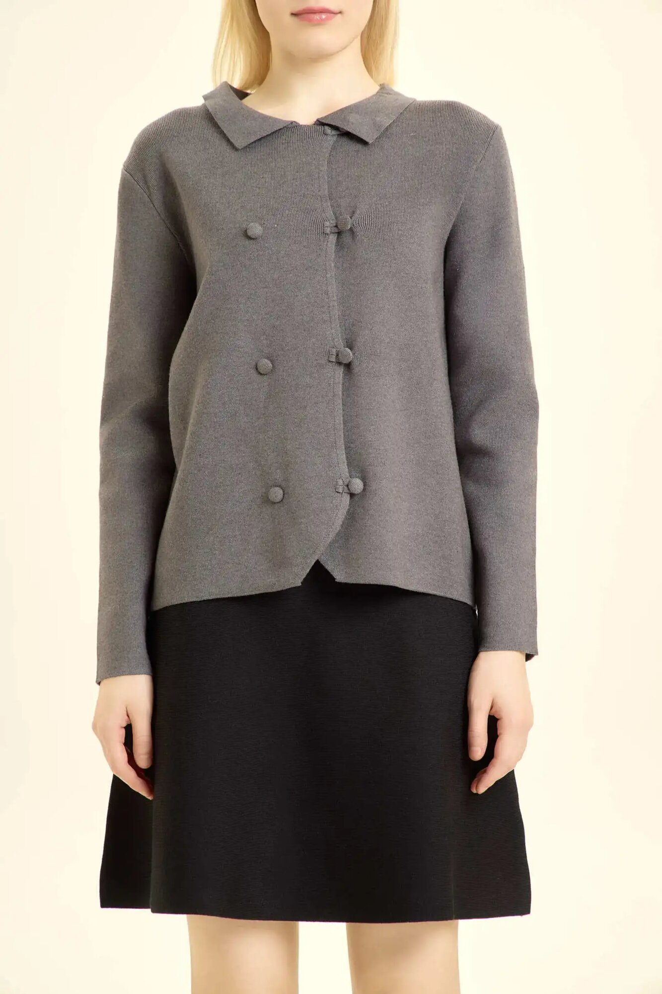 Кардиган Selfie, размер S, серый — фото 1