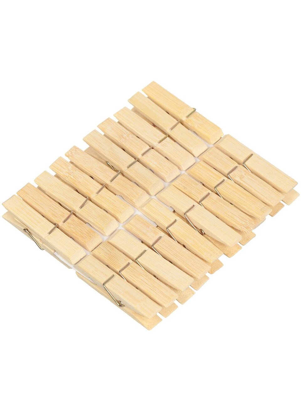 Прищепки бамбук 20 шт Bamboo Y3-721