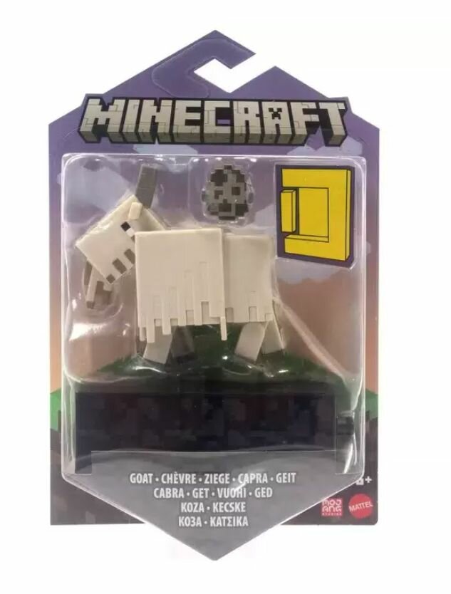 Фигурка Minecraft базовая Коза аксессуарами