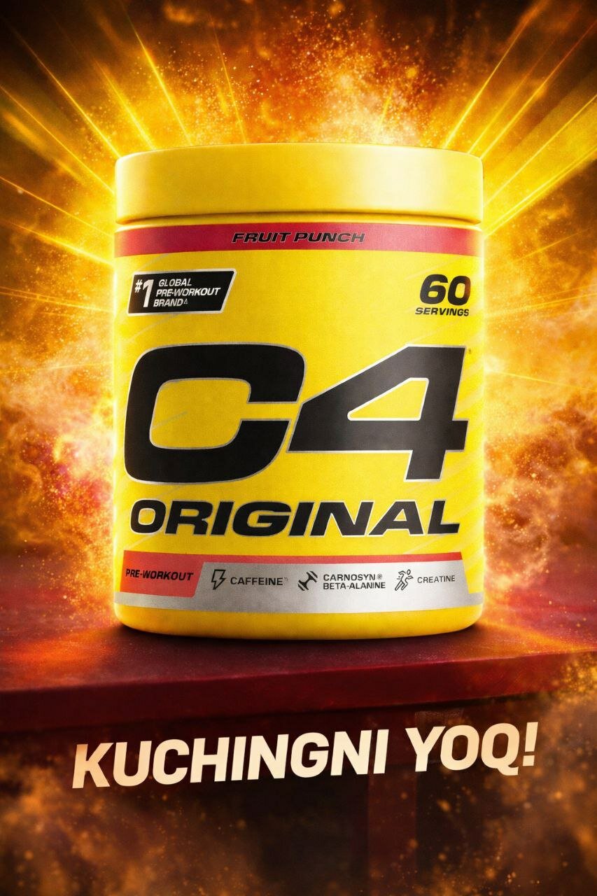 C4 Original предтренировочный комплекс, Fruit Punch, 408 г (60 порций)