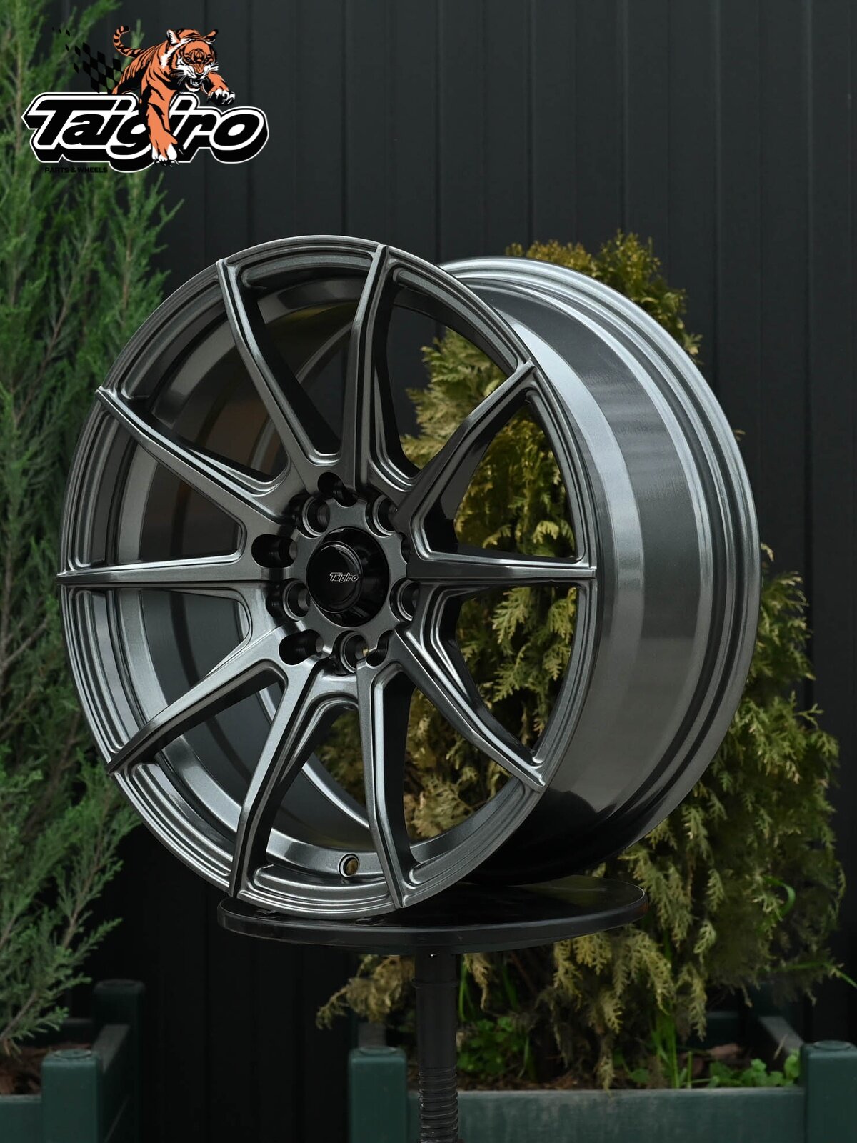 Taigiro Топ дизайн Колесный диск Литой 16x7 PCD5x100,114.3 ET35 D73.1 Графит