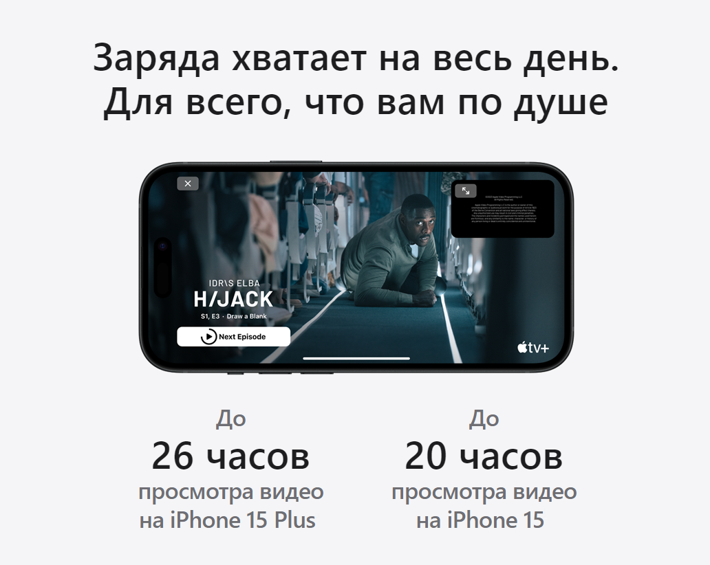 Смартфон Apple iPhone 15 256Gb (MTLN3ZA/A) Green - фото №14
