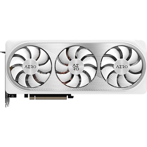 Видеокарта GIGABYTE GeForce RTX 4070 SUPER AERO OC 12G (GV-N407SAERO OC-12GD), Retail видеокарта gigabyte nvidia geforce rtx 3080 gaming oc lhr pci e 10240mb gddr6x 320 bit retail gv n3080gaming oc 10gd v2