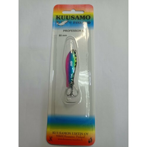 фото Блесна "kuusamo" для ловли форели, щуки и судака. -1шт. -цвет li/gr-s