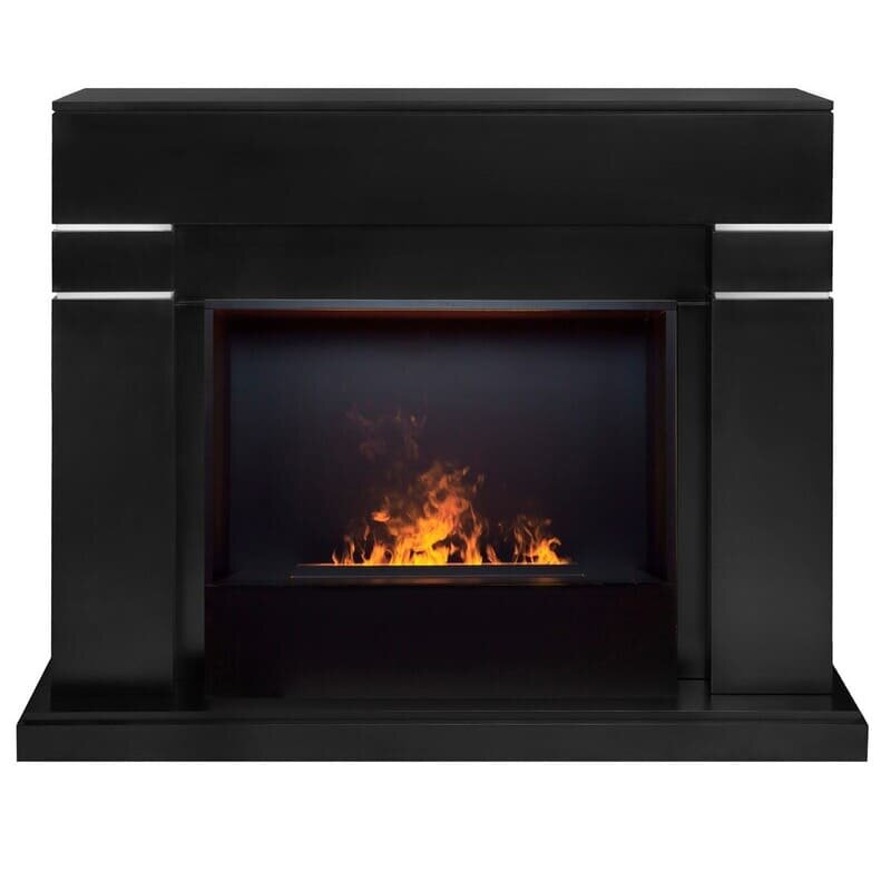 Камин RealFlame Lindelse 26 BLM с очагом 3D Cassette 630 Black Panel