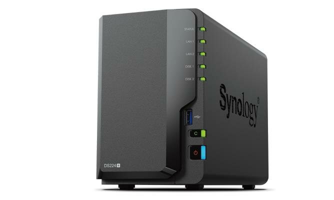 Накопитель сетевой (NAS) Synology DS224+, черный — фото 3